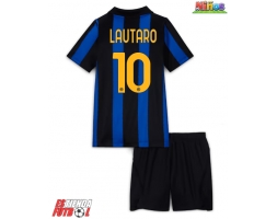 Inter Milan Lautaro Martinez #10 Primera Equipación Niños 2026-27 Manga Corta (+ Pantalones cortos)